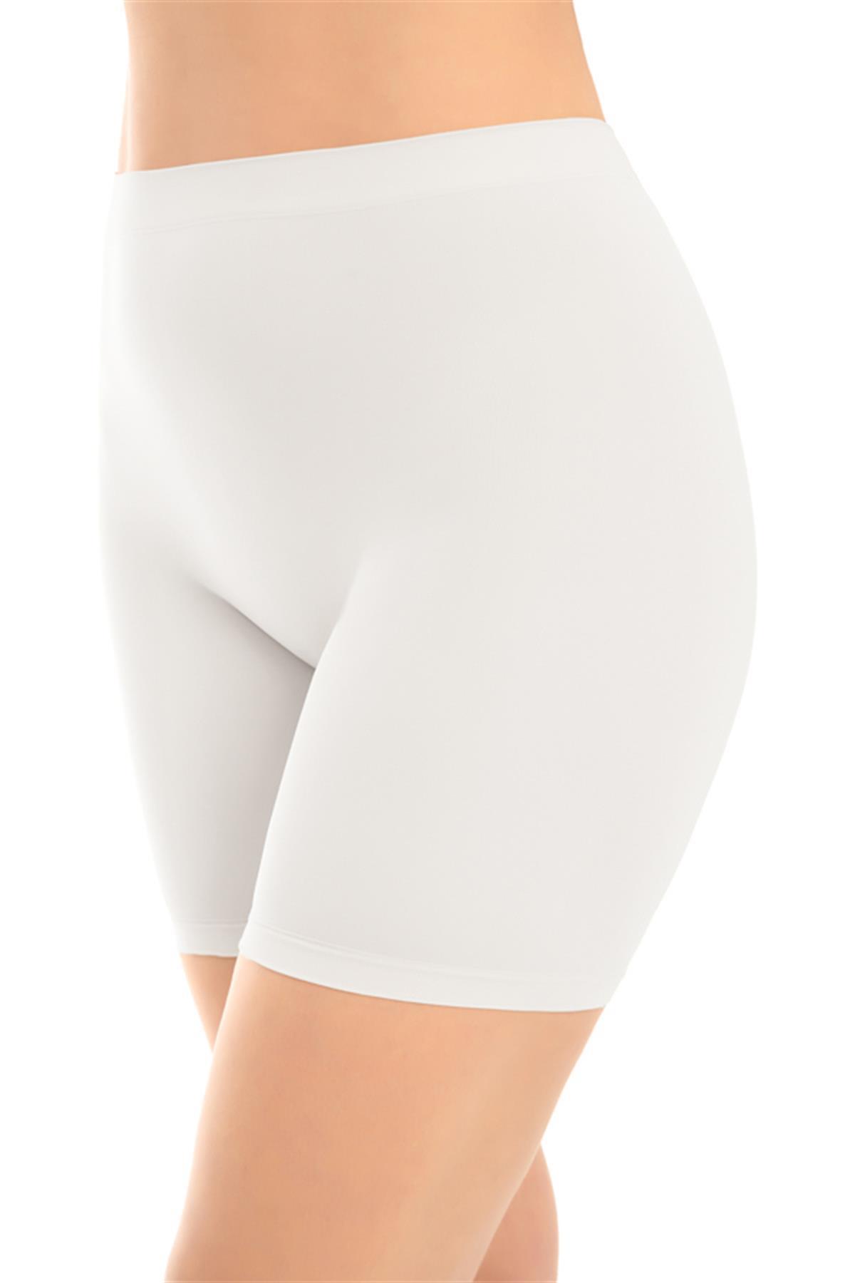 Cottonhill Premium - Kadın Ultra-Rahat Seamless Yüksek Bel Uzun Paça Boxer 3lü Paket