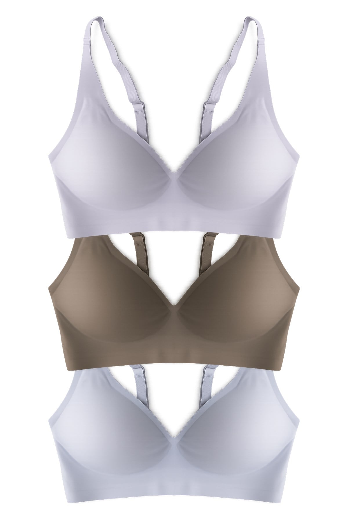 Seamless Bra - Avelis | Lazer Kesim Dikişsiz Balensiz İz Bırakmayan Kadın Sütyen 3lü Paket