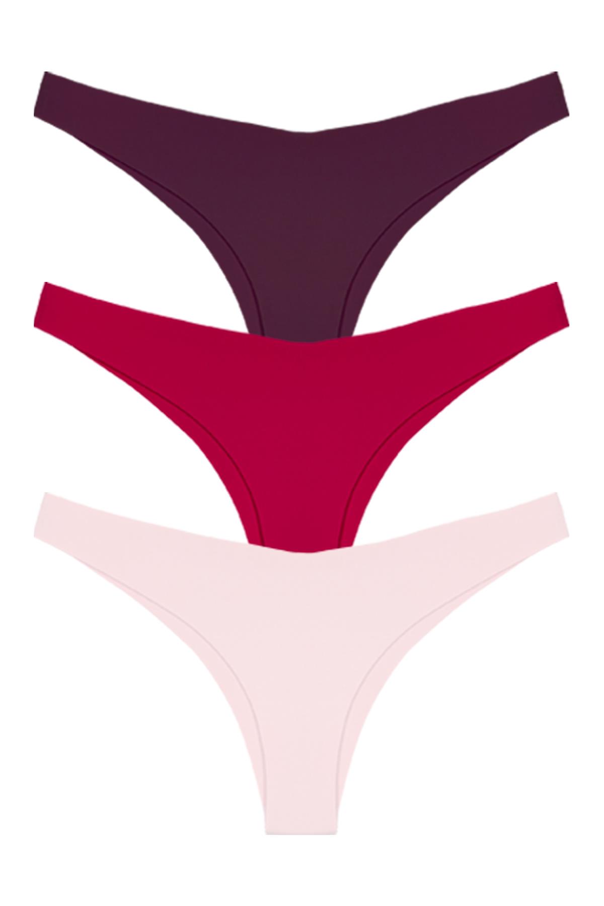 Basic Lazer Kesim Brezilya Külot 3lü Paket - 3