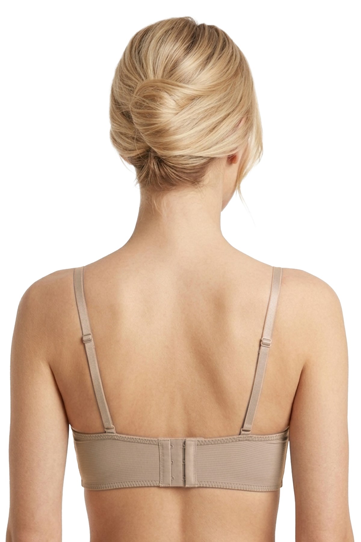 Seamless Bra - Renoa | Rib Dokulu Balensiz Doğal Form Straplez Kadın Sütyen 3lü Paket-3