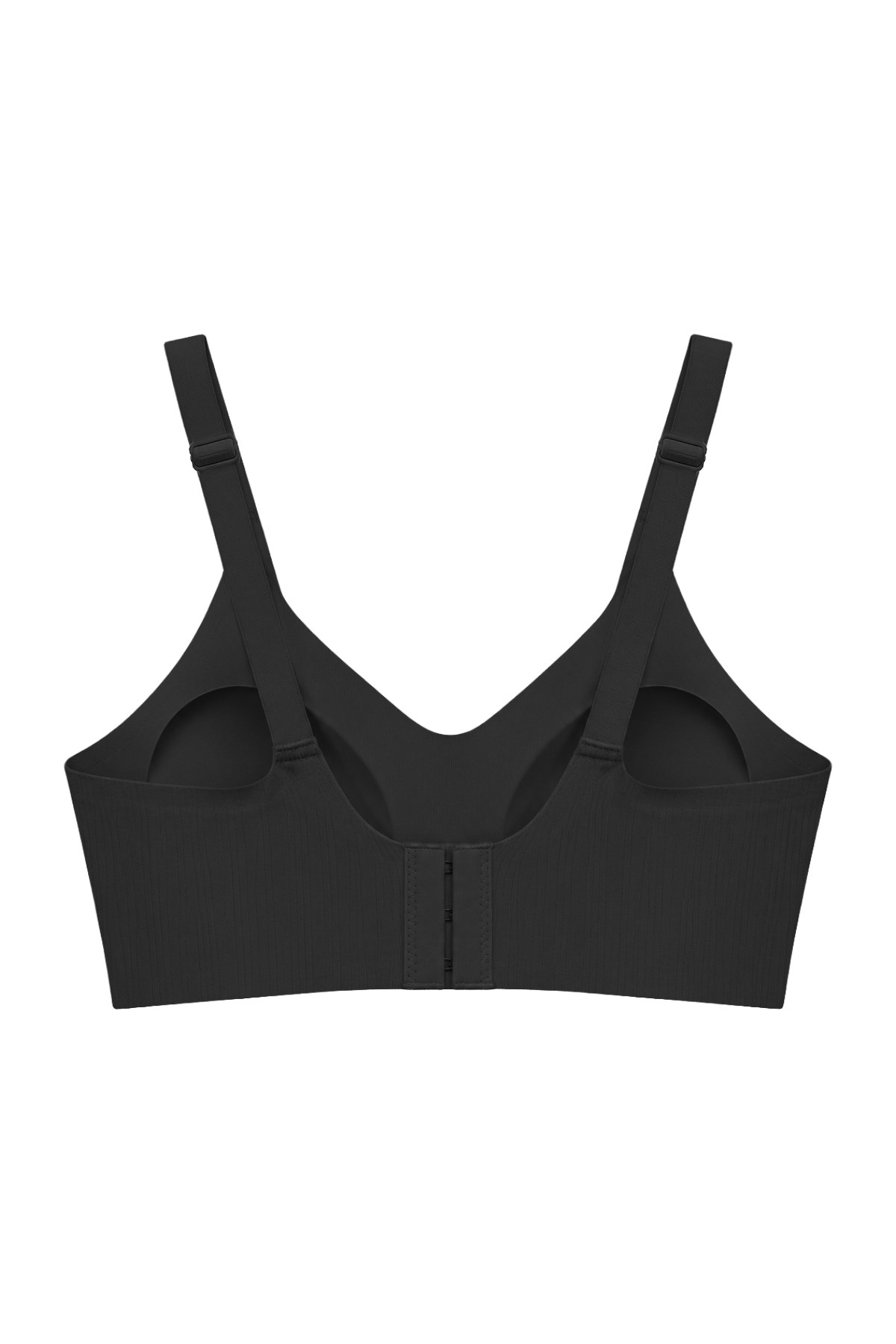 Seamless Bra - Mavelle | Siyah Lazer Kesim Klipsli ve Çıtçıtlı Önü Açılabilir Emzirme Sütyeni