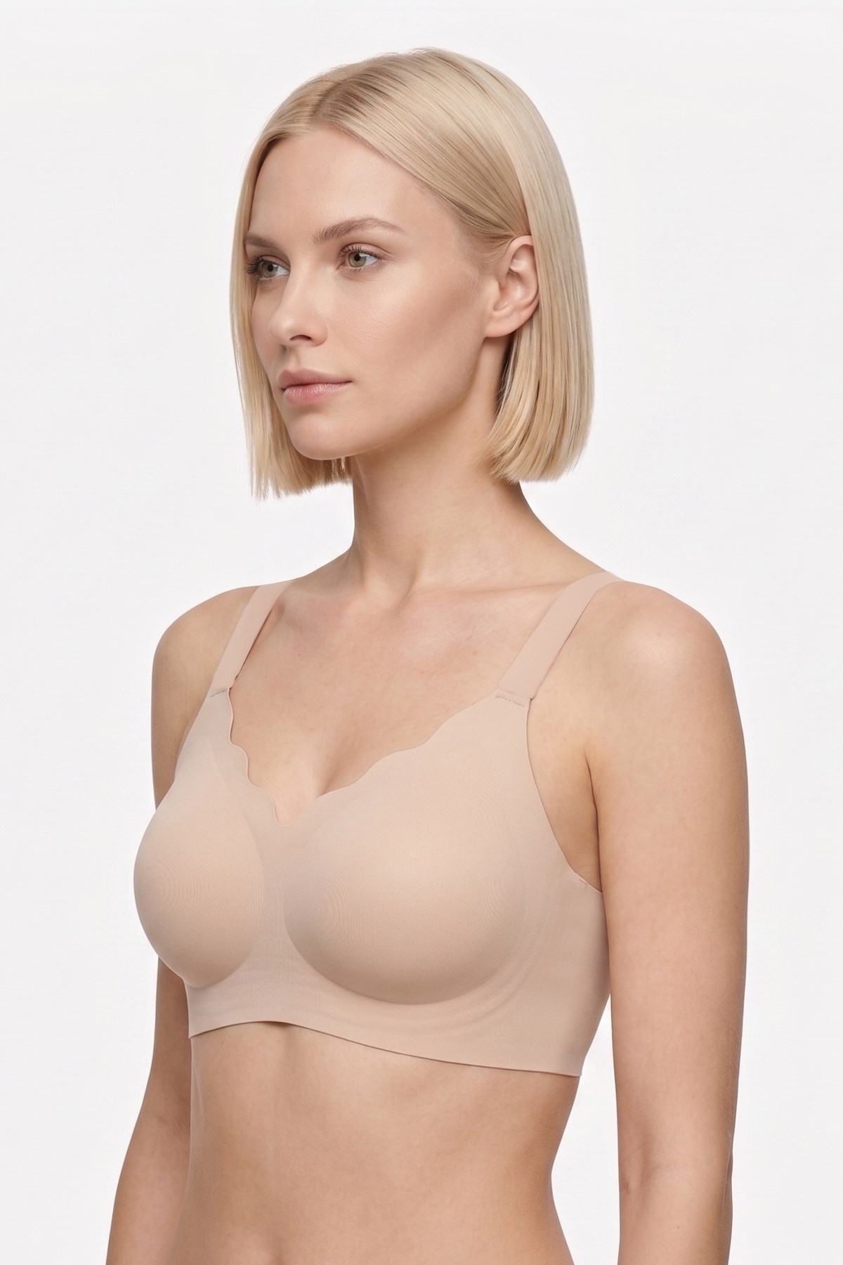 Seamless Bra - Smooth | Ten Lazer Kesim Balensiz Ayarlanabilir Askılı Dikişsiz Kadın Sütyen