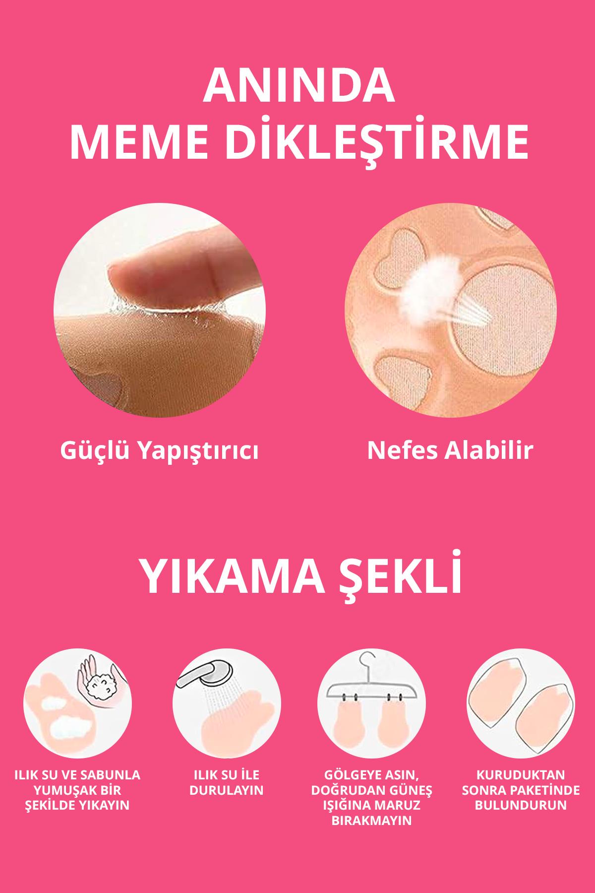 Ten Göğüs Ucu Kapatıcı, Gizleyici ve Göğüs Dikleştirici 