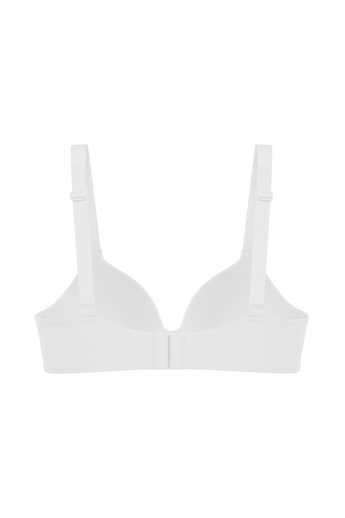 Seamless Bra - Norea | Beyaz Micro Balensiz Dolgusuz Toparlayıcı Kadın Sütyen
