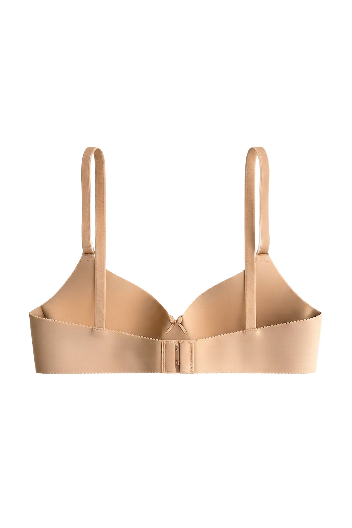 Seamless Bra - Selene | Ten Lazer Kesim Balenli Yarım Dolgulu Push Up Straplez Kadın Sütyen
