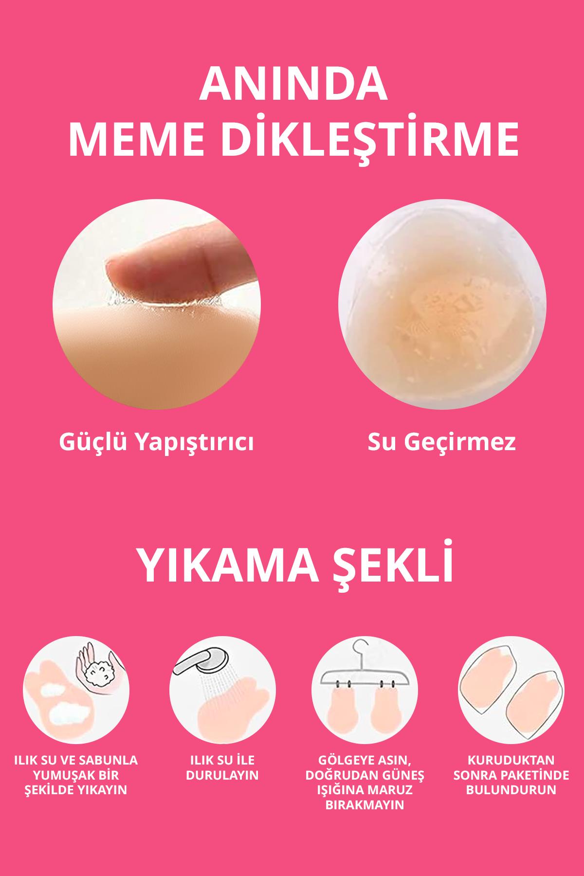 Ten Silikon Göğüs Ucu Kaldırıcı, Kapatıcı ve Göğüs Dikleştirici