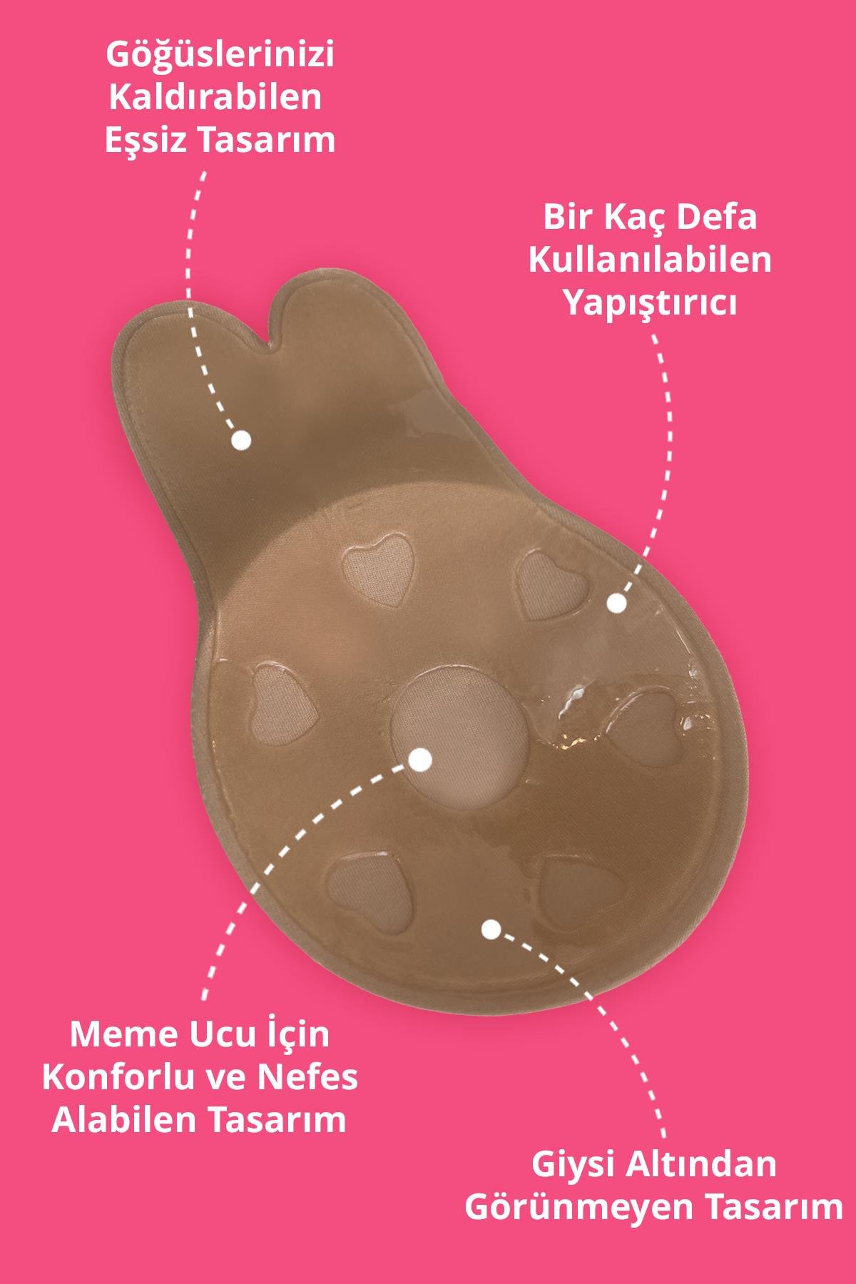 Ten Göğüs Ucu Kapatıcı, Gizleyici ve Göğüs Dikleştirici 