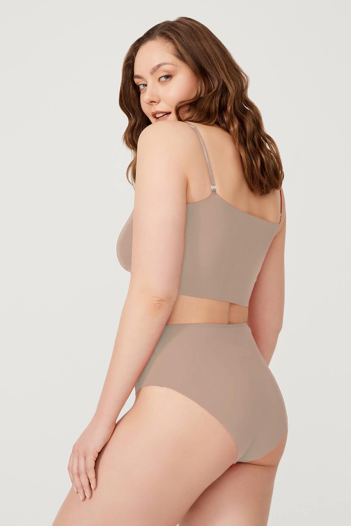 Basic Yüksek Bel Büyük Beden Kadın Lazer Külot 10lu Paket