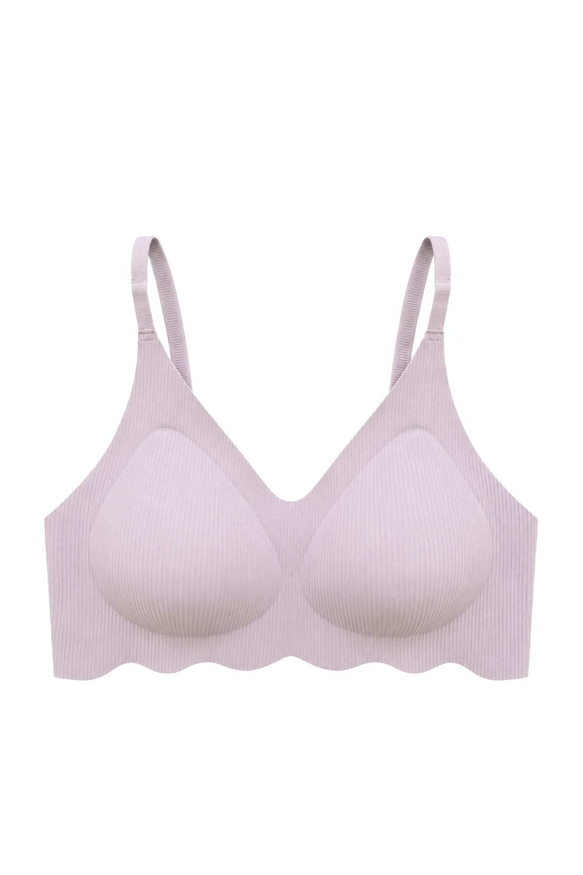 Seamless Bra - Elara | Lila Lazer Kesim Balensiz İnce Fitil Dokulu Dikişsiz Kadın Sütyen