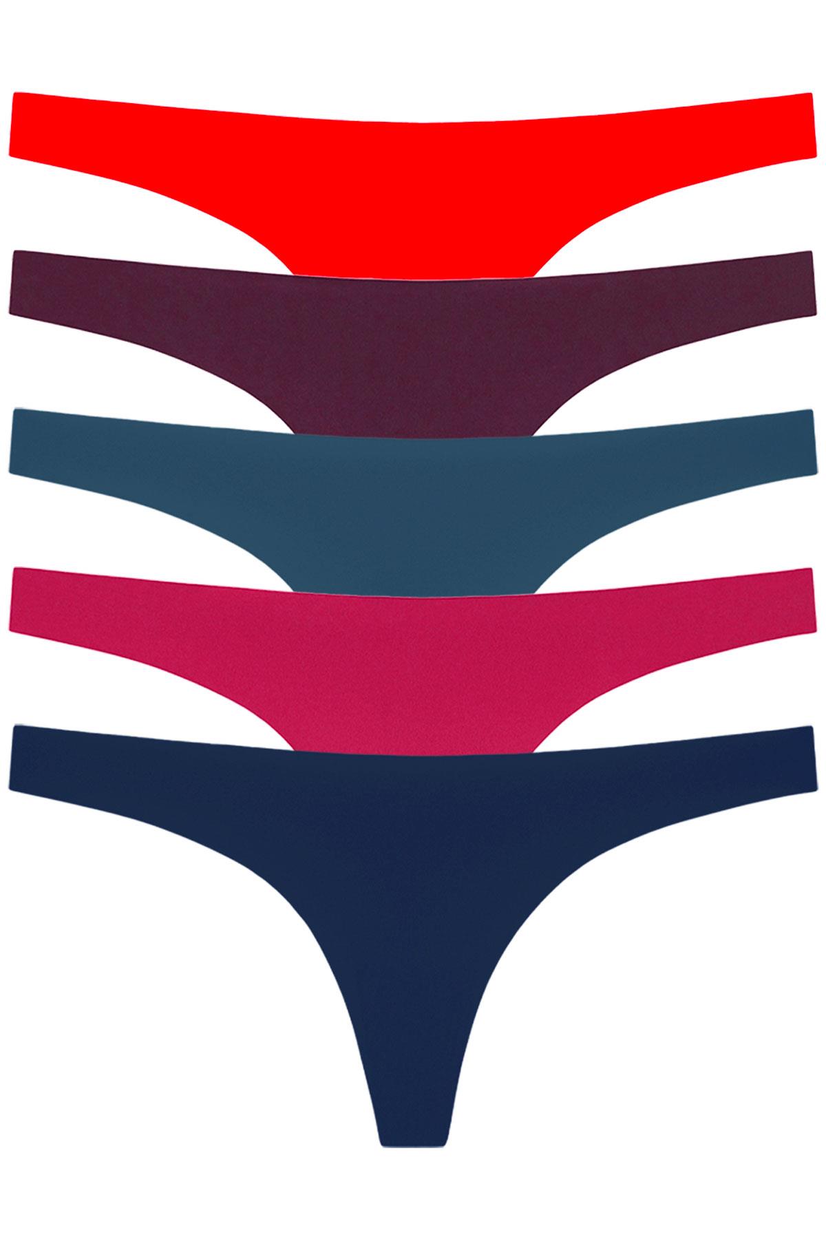 Basic Lazer Kesim Tanga Külot 5li Paket - 2