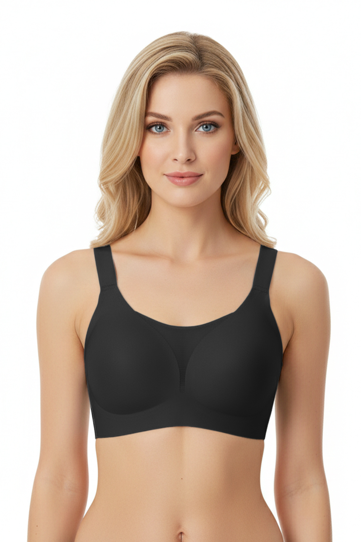 Seamless Bra - Forme | Lazer Kesim Dikişsiz Toparlayıcı Büyük Tüllü Beden Kadın Sütyen 3lü Paket-2