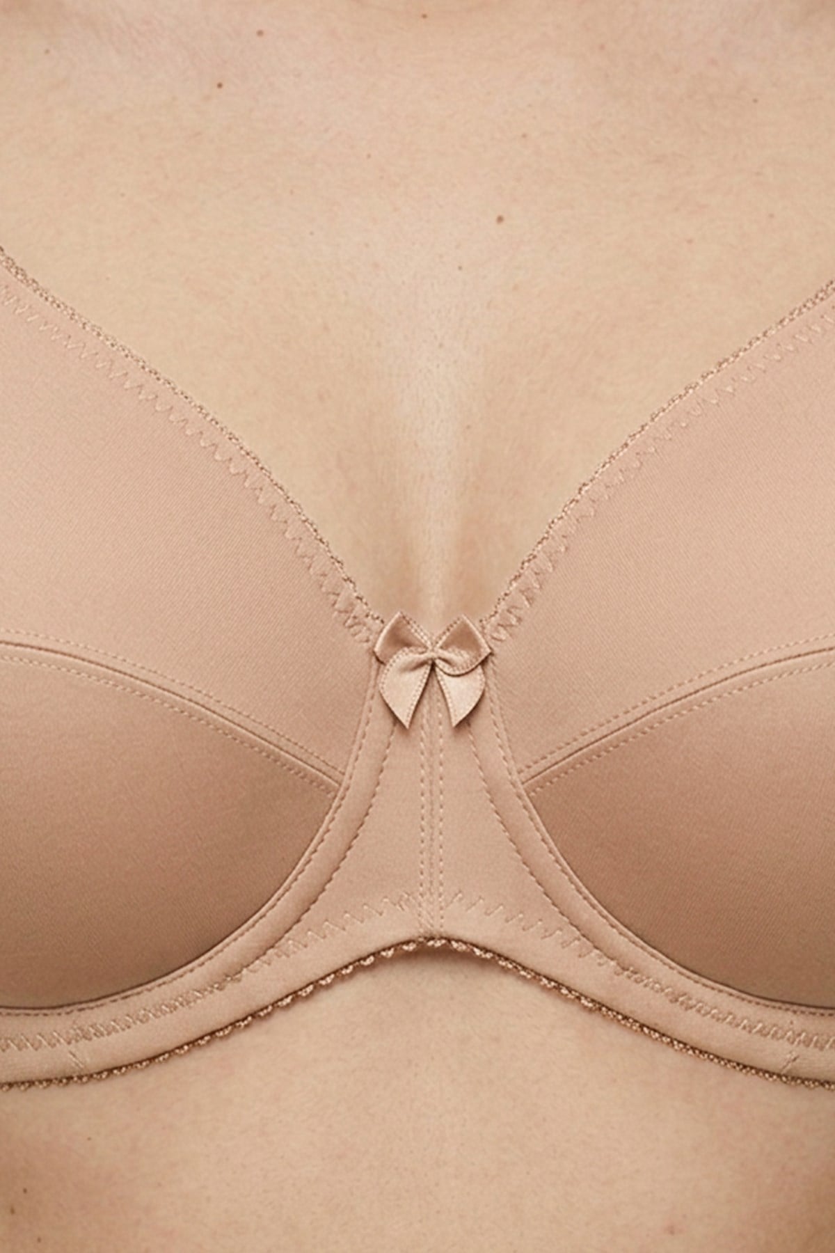 Bra - Novia | Ten Büyük Beden Micro Balenli Minimizer Ayarlanabilir Askılı Kadın Sütyen