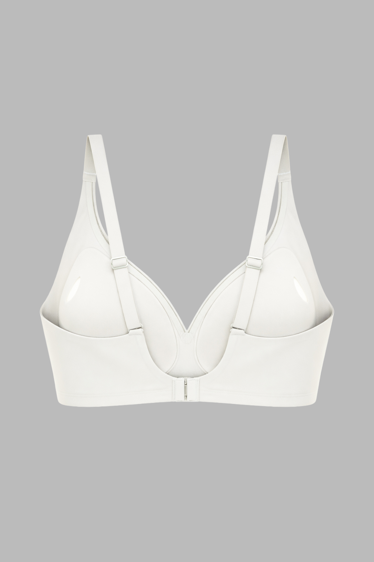 Seamless Bra - Slight | Krem Lazer Kesim Dikişsiz Dilim Detaylı Balensiz Kadın Sütyen