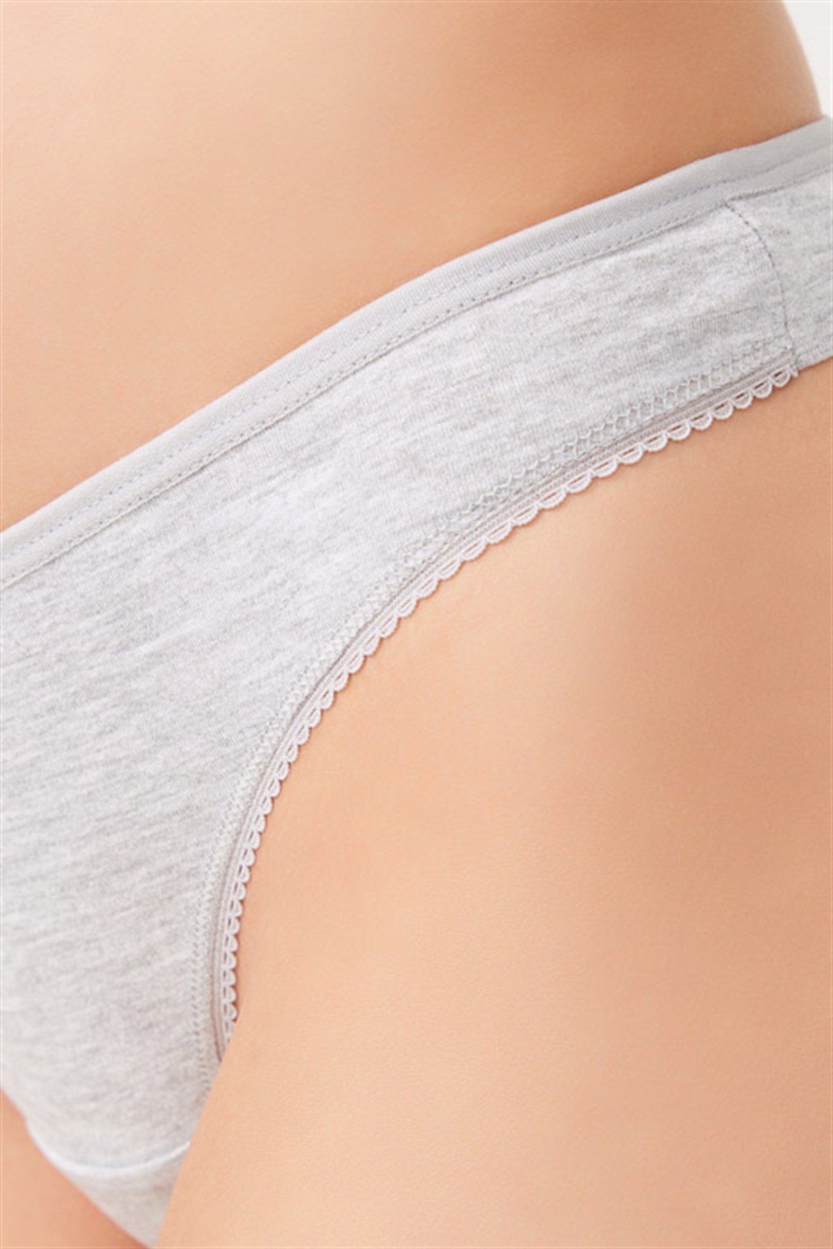 Basic Pamuklu Kadın Tanga 3lü Paket Külot - 4