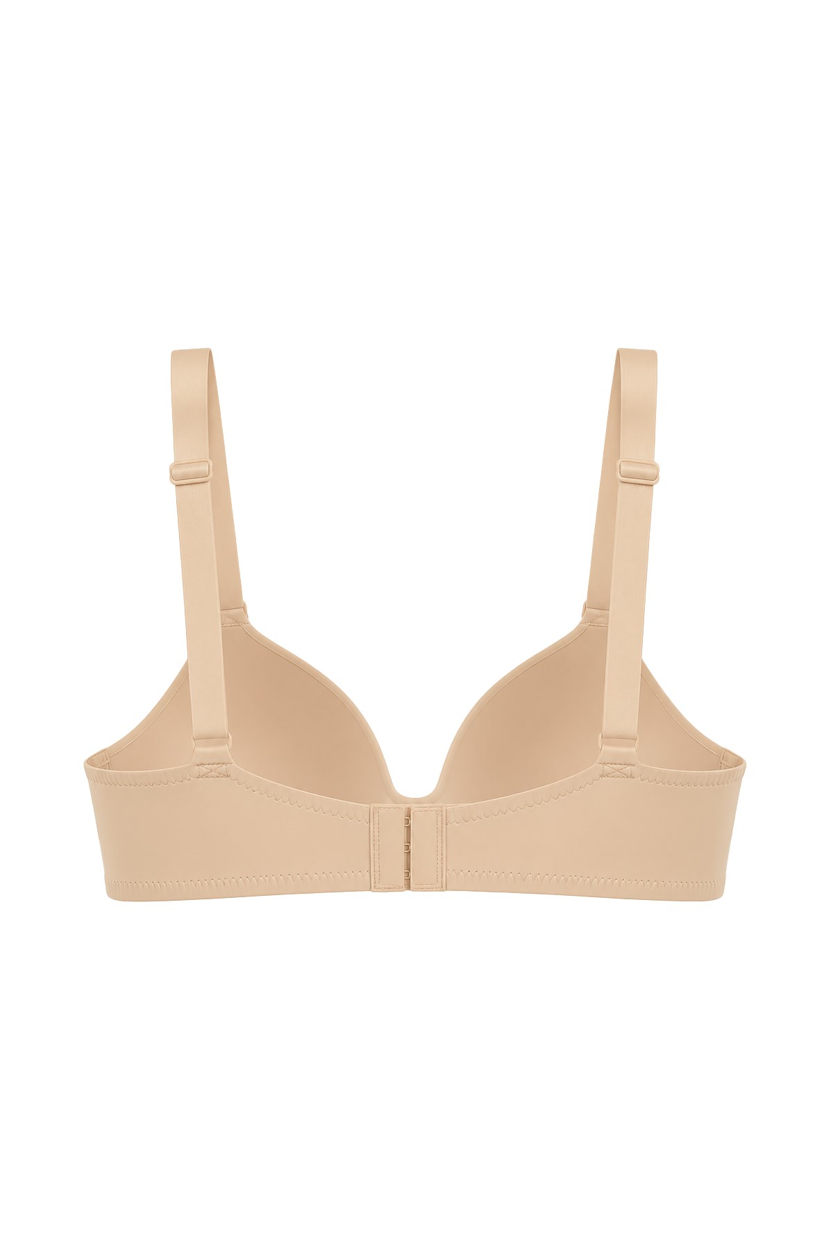 Seamless Bra - Norea | Bej Micro Balensiz Dolgusuz Toparlayıcı Kadın Sütyen