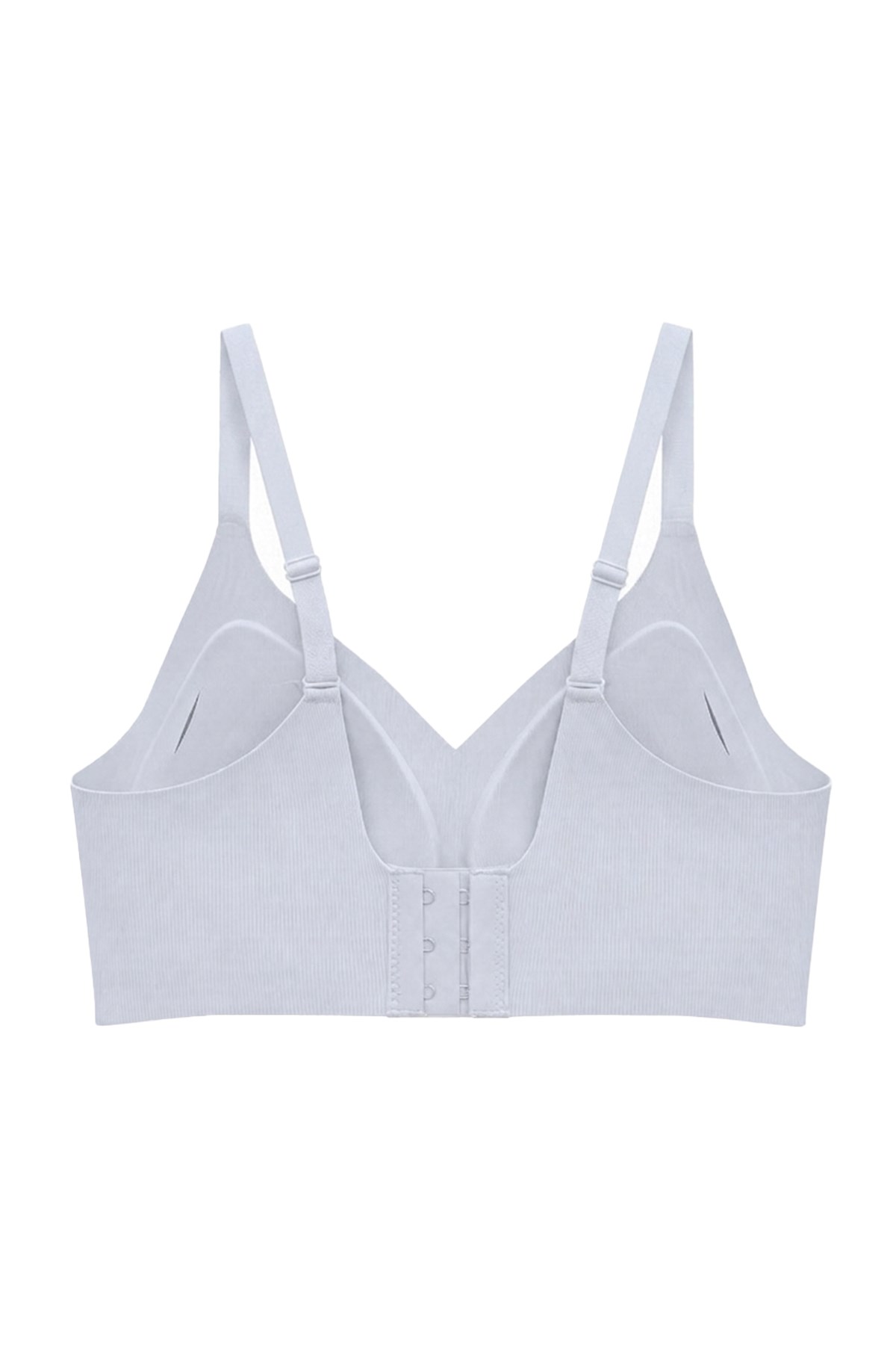 Seamless Bra - Alure | Gri Lazer Kesim Balensiz Perfore Detaylı Dikişsiz Kadın Sütyen