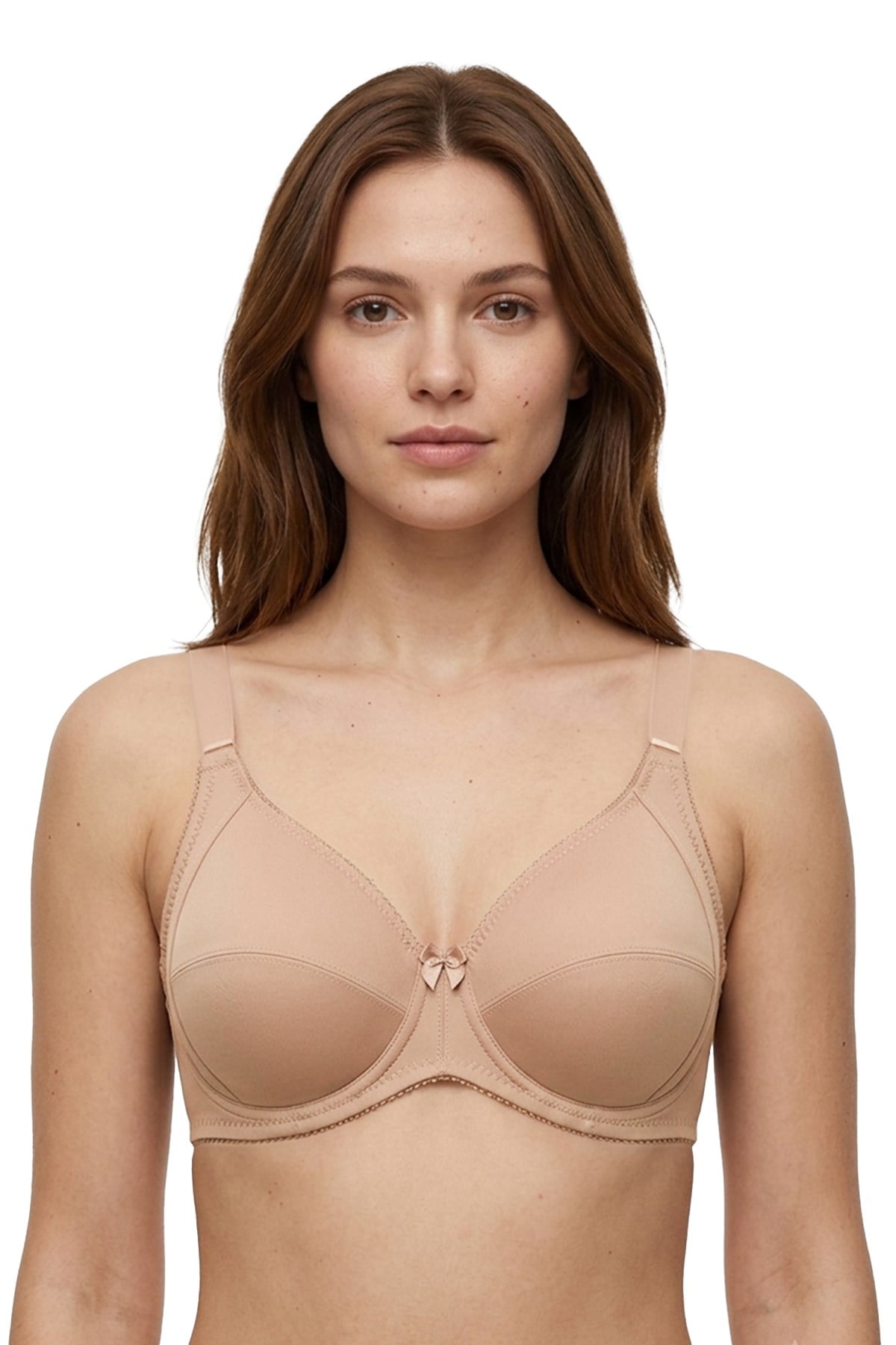 Bra - Novia | Ten Büyük Beden Micro Balenli Minimizer Ayarlanabilir Askılı Kadın Sütyen