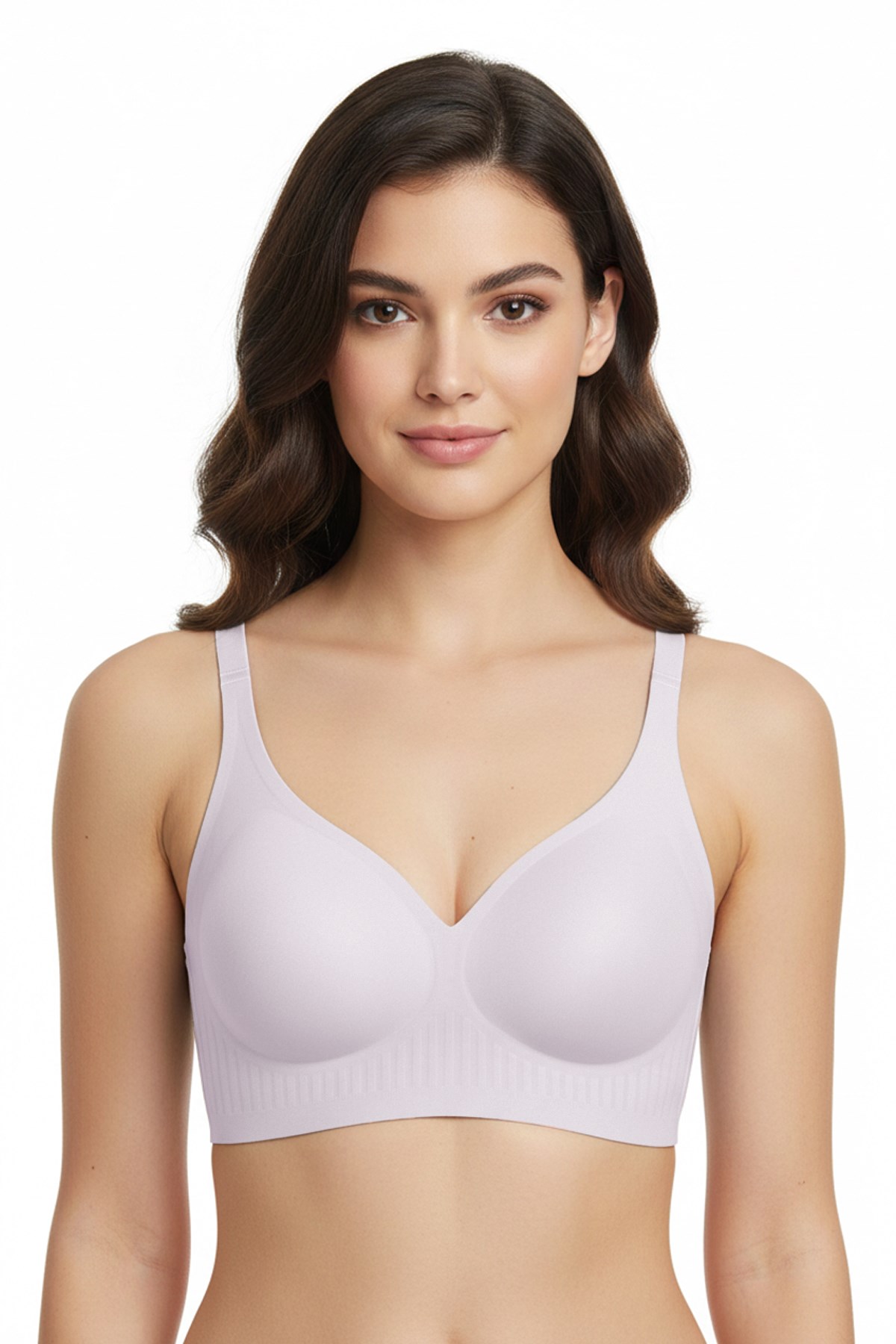 Seamless Bra - Slight | Lazer Kesim Dikişsiz Dilim Detaylı Balensiz Kadın Sütyen 3lü Paket-2