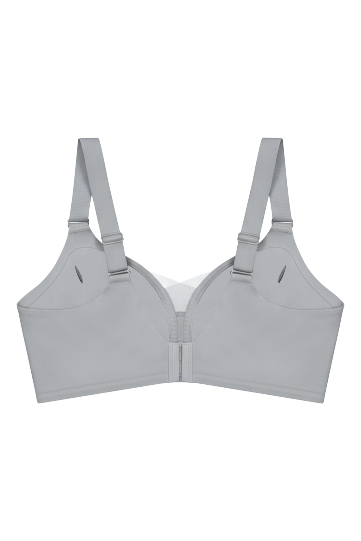 Seamless Bra - Shape | Gri Lazer Kesim Dikişsiz Toparlayıcı Büyük Beden Tüllü Kadın Sütyen