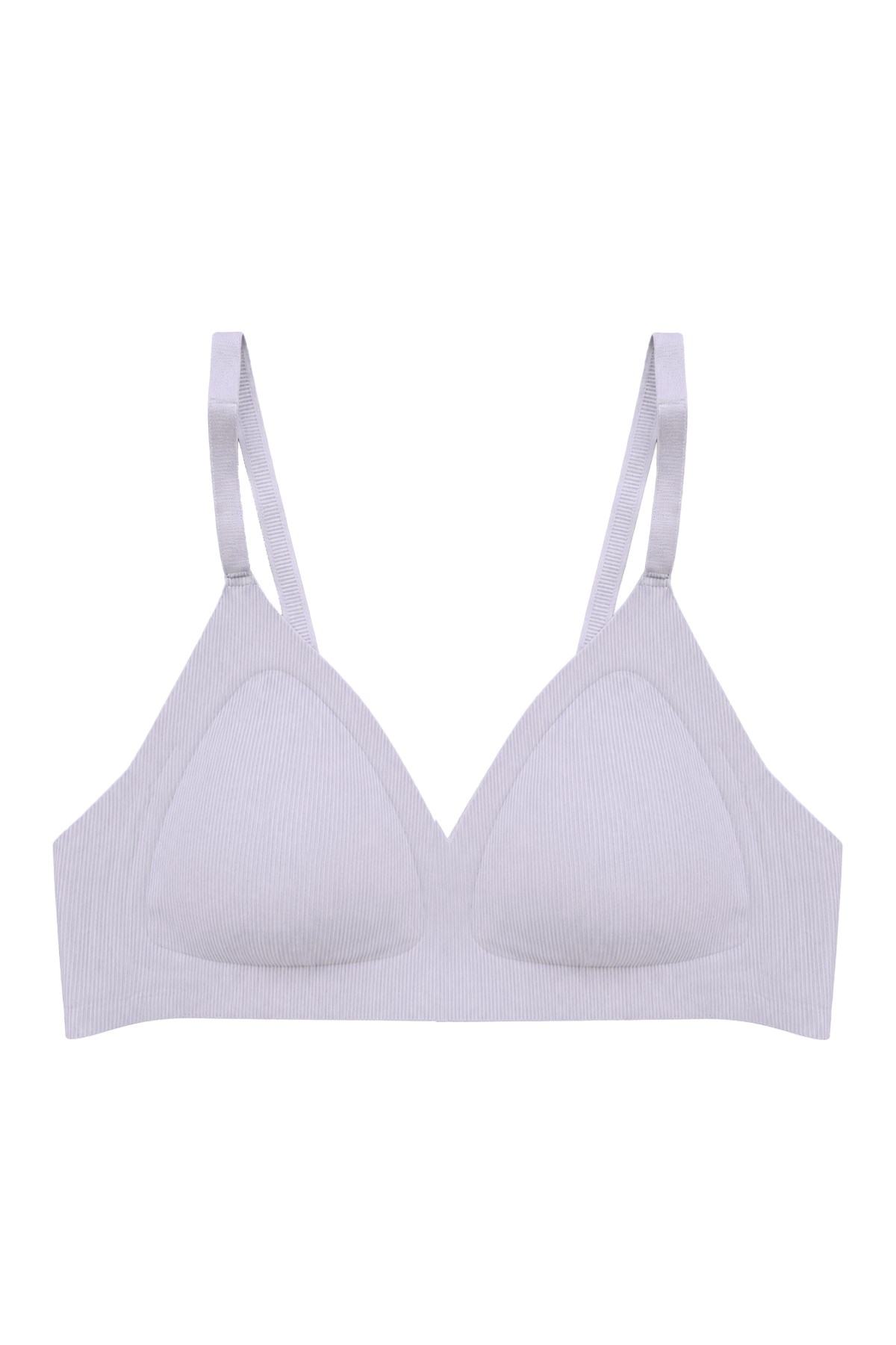 Seamless Bra - Velour | Lila Lazer Kesim Balensiz Üçgen Form Dikişsiz Kadın Sütyen