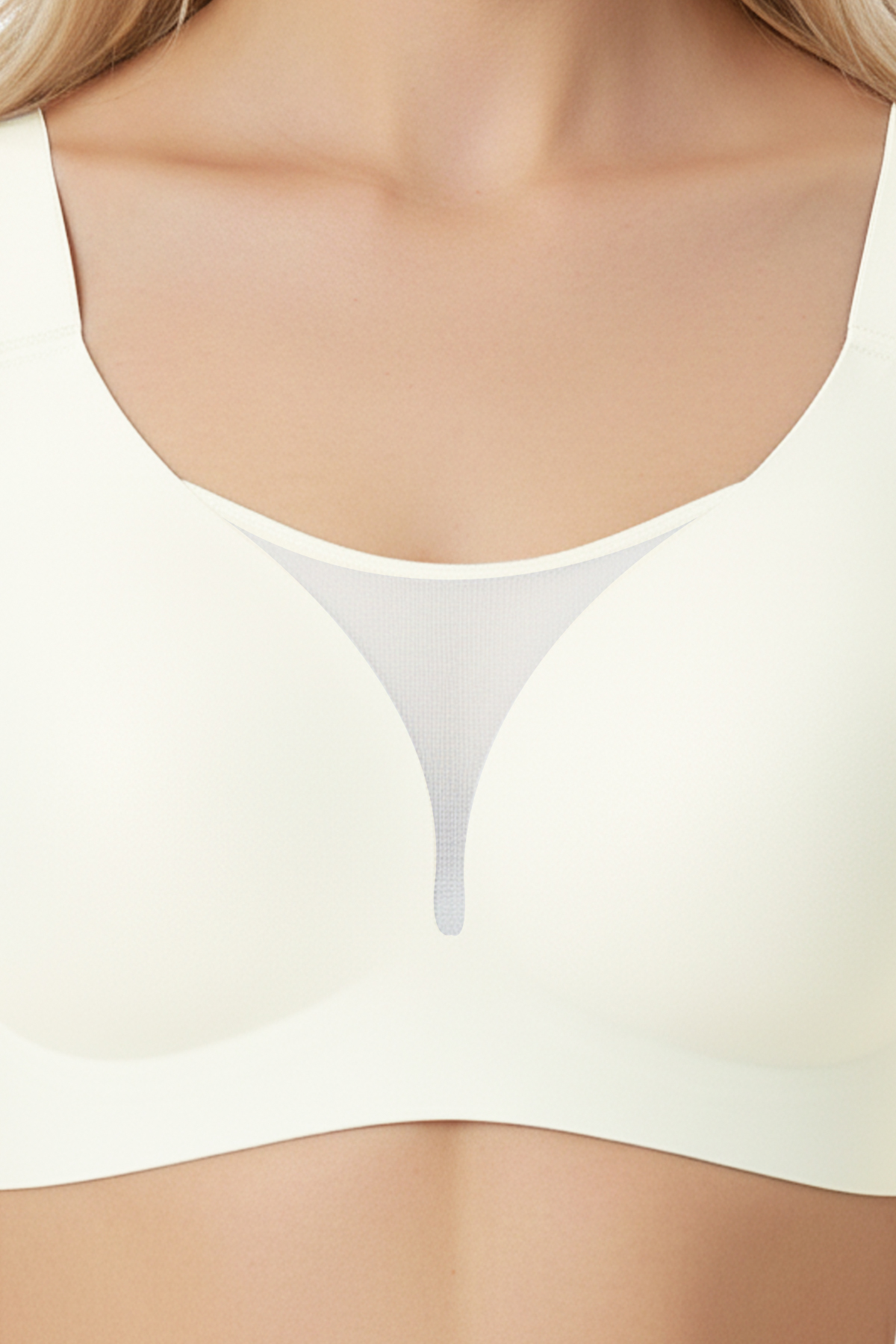 Seamless Bra - Forme | Lazer Kesim Dikişsiz Toparlayıcı Büyük Tüllü Beden Kadın Sütyen 3lü Paket