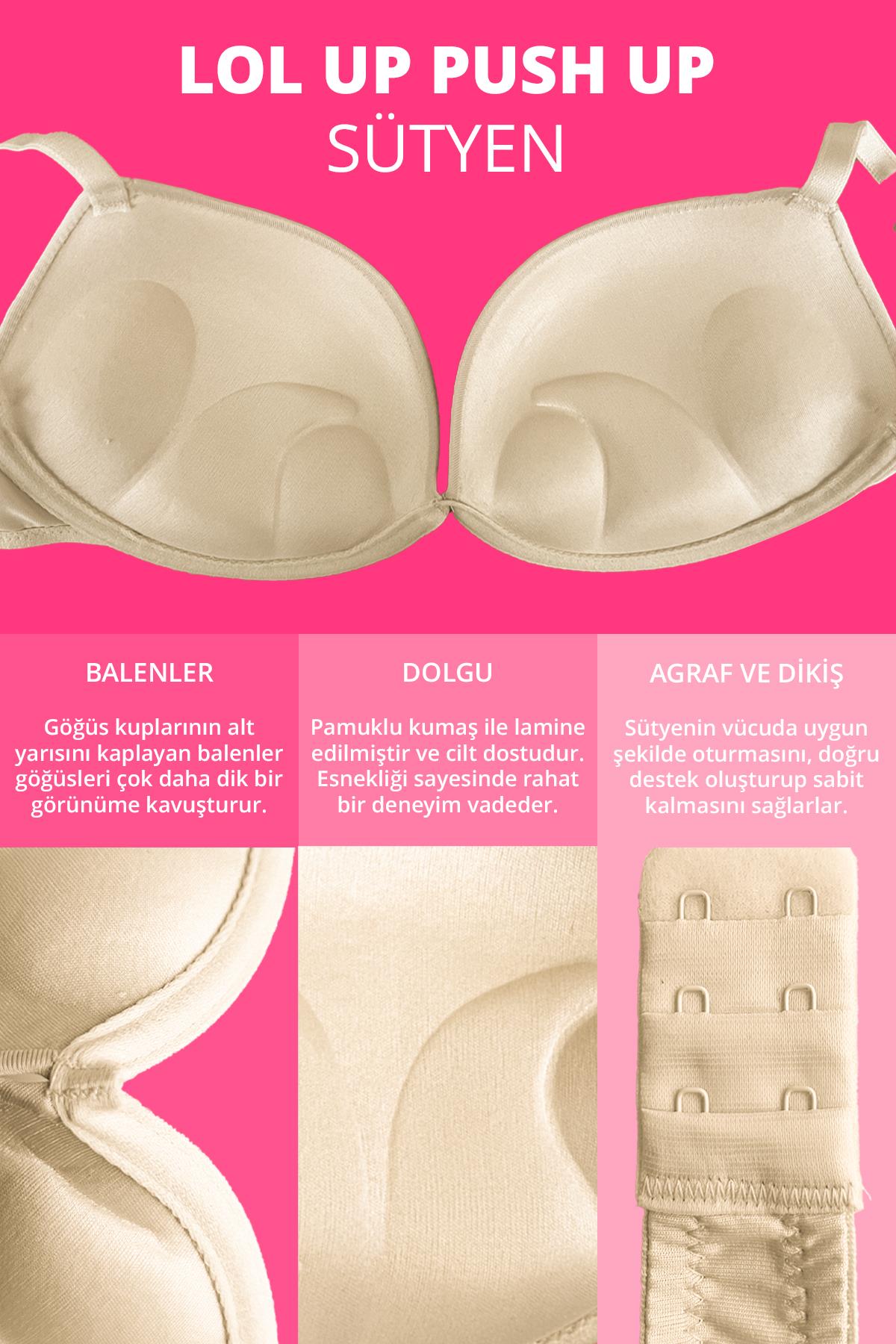 Lol Up Push Up Balenli Ten Sütyen