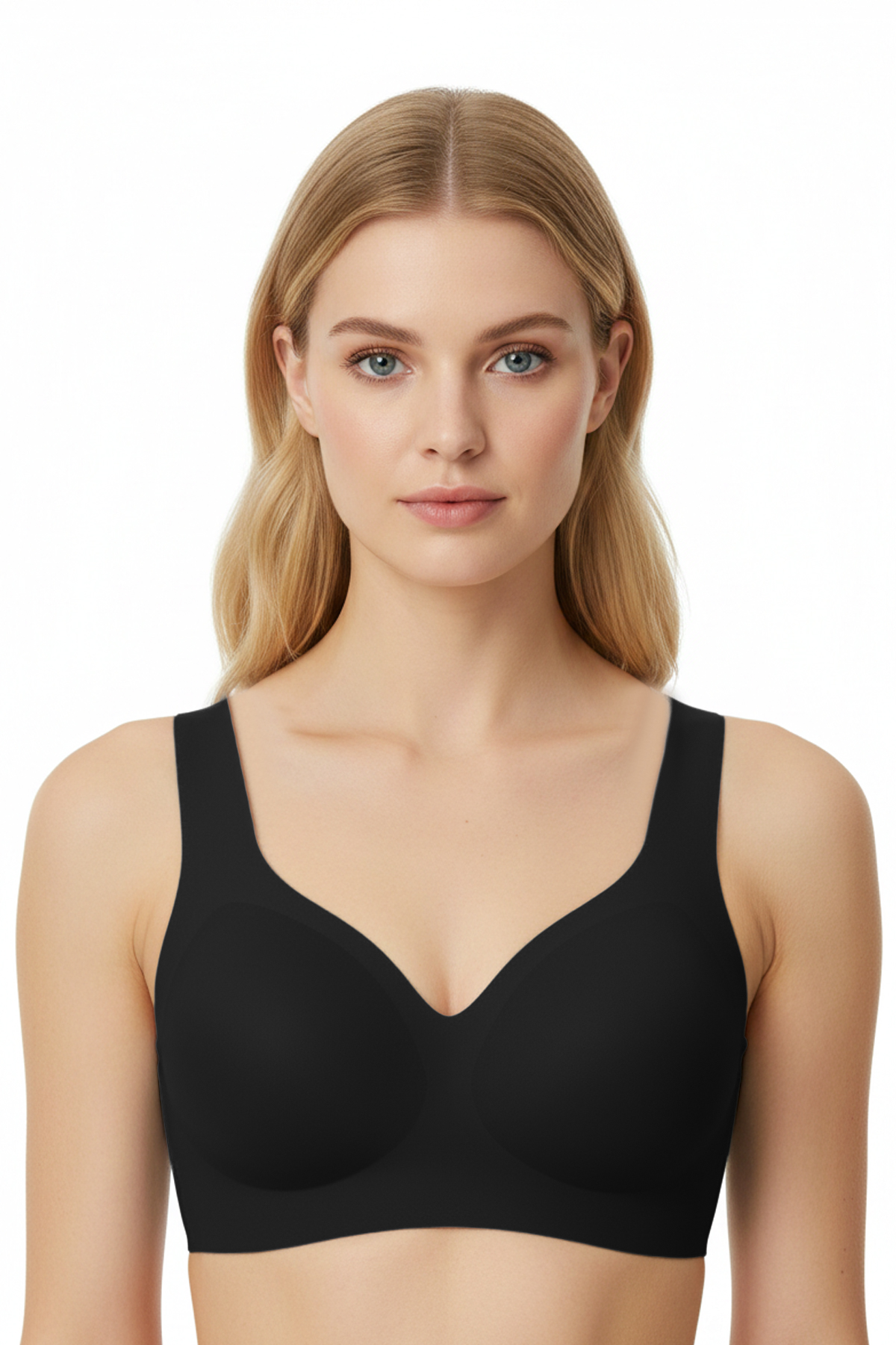 Seamless Bra - Lace | Lazer Kesim Dikişsiz Dantel Detaylı Balensiz Kadın Sütyen 3lü Paket-2