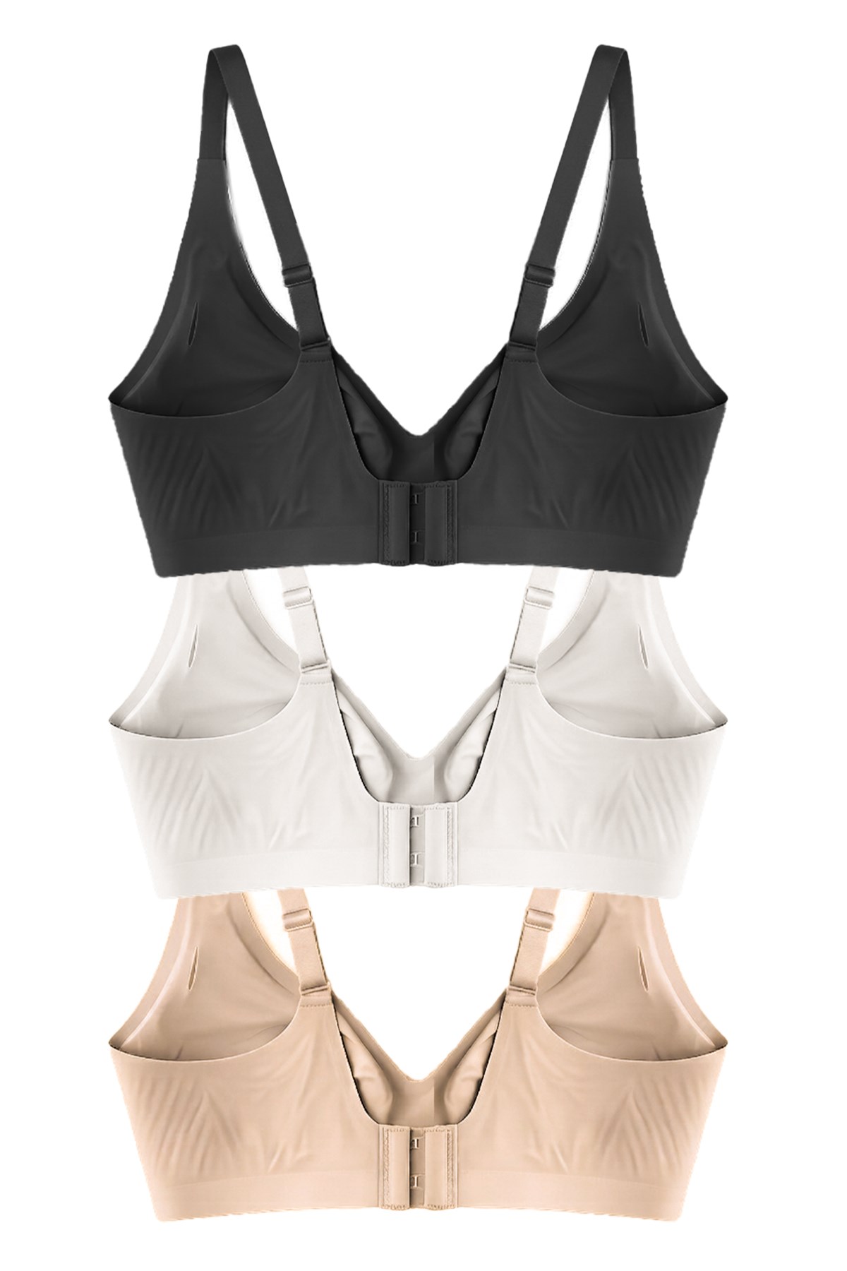 Seamless Bra - Avelis | Lazer Kesim Dikişsiz Balensiz İz Bırakmayan Kadın Sütyen 3lü Paket-2