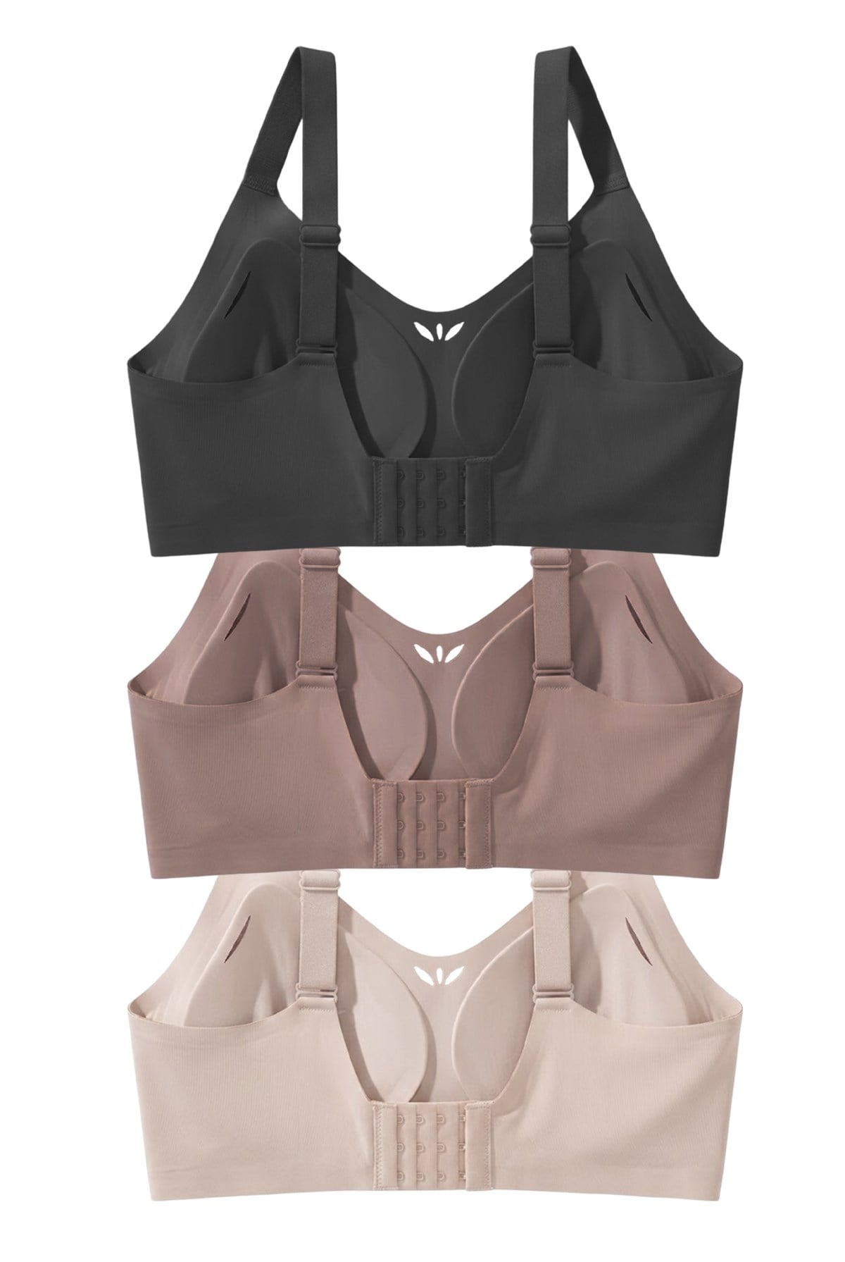 Seamless Bra - Ease | Lazer Kesim Balensiz Dekolteli Dikişsiz Kadın Sütyen 3lü Paket