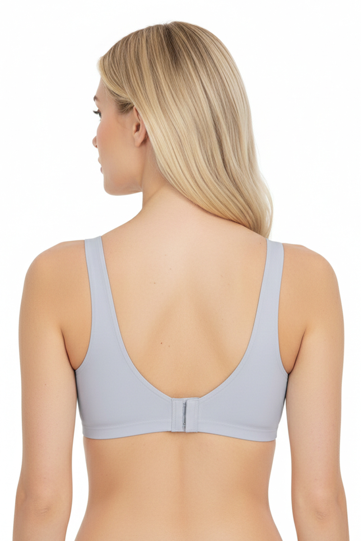 Seamless Bra - Zero Feel | Gri Lazer Kesim Dikişsiz Ultra Hafif Balensiz Kadın Sütyen