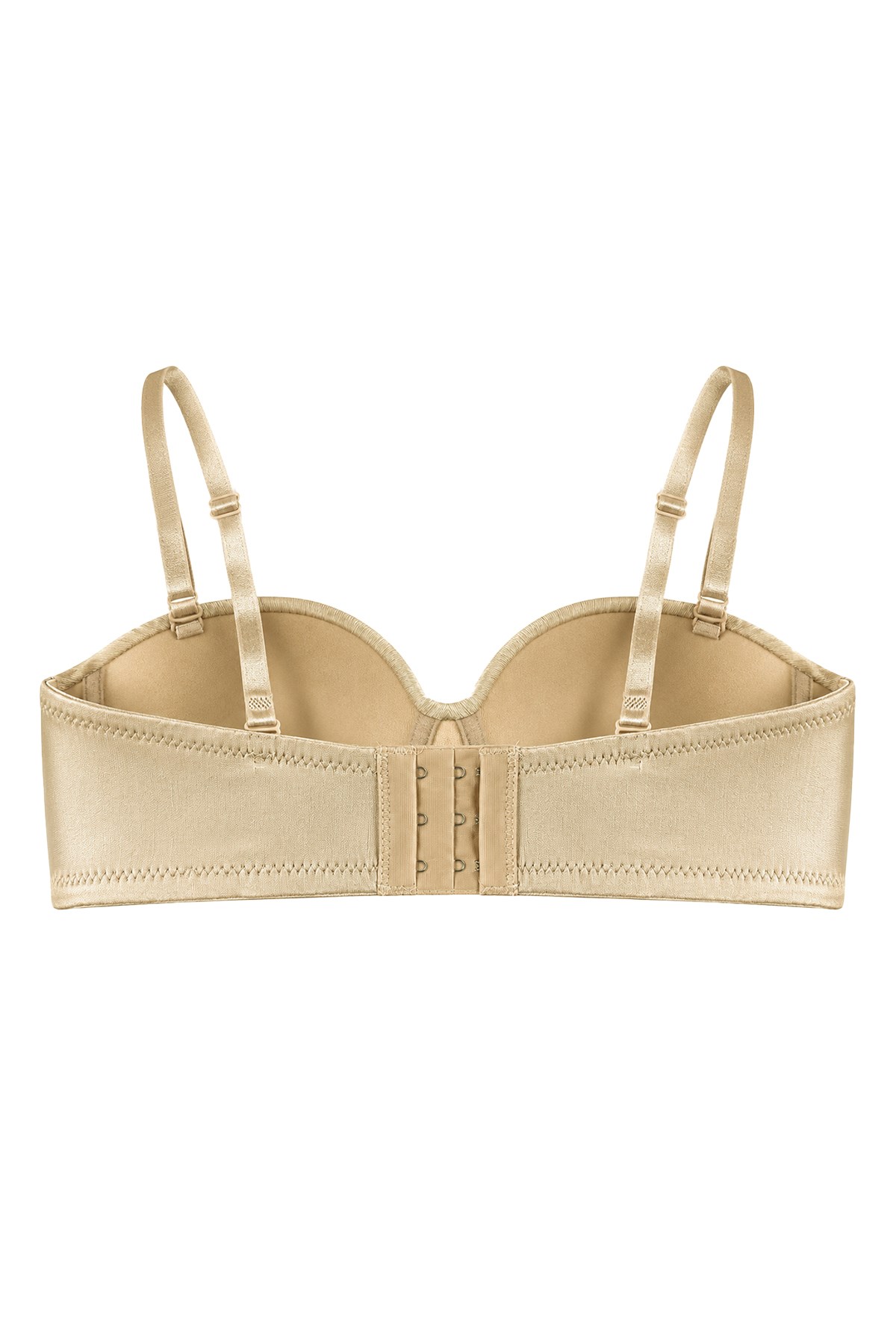 Seamless Bra - Maris | Ten Micro Balenli Parlak Straplez Kadın Sütyen
