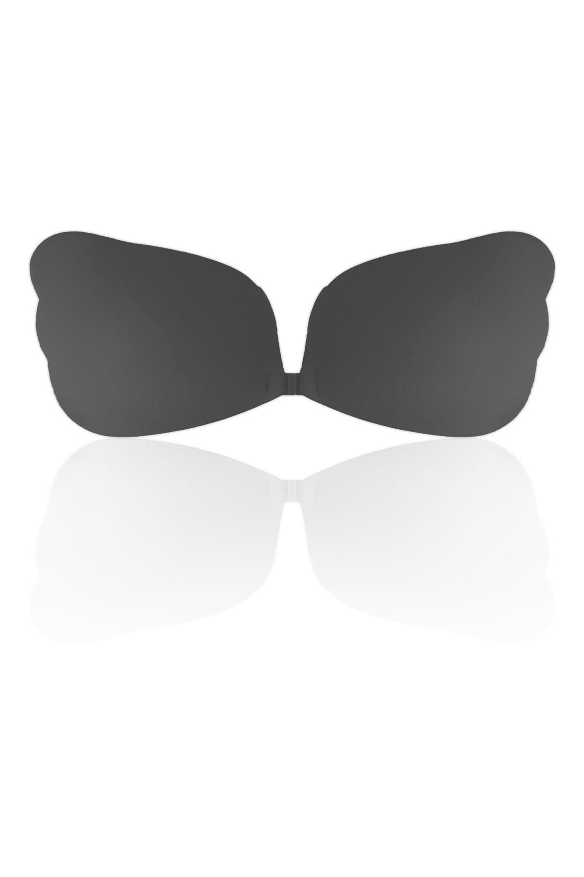 Siyah Askısız Straplez Göğüs Dikleştirici Yapışkan Sütyen