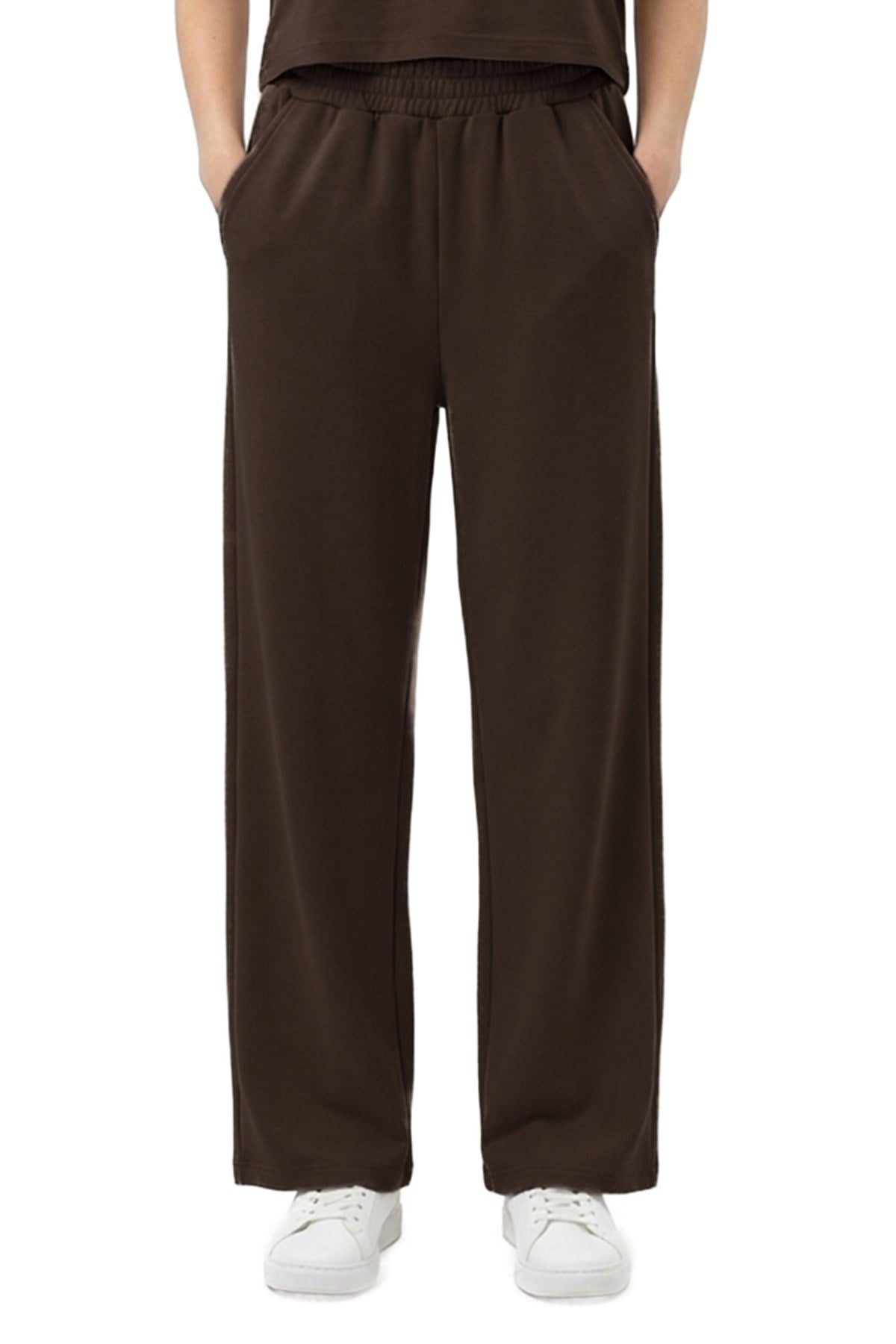 Premium - Sway Collection | Kahverengi Modal Kadın Pantolon Eşofman Altı
