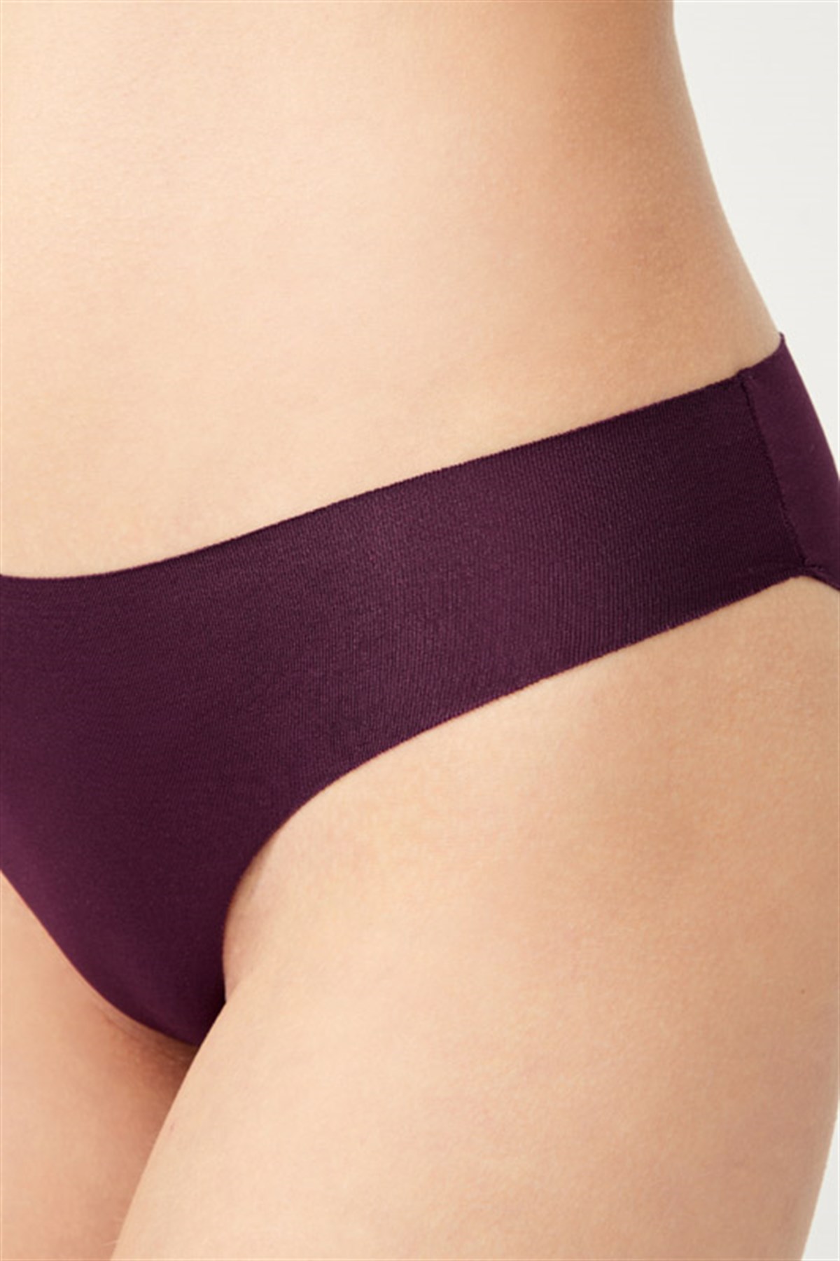 Klasik Basic Lazer Kesim Bikini Külot 3lü Paket - 3