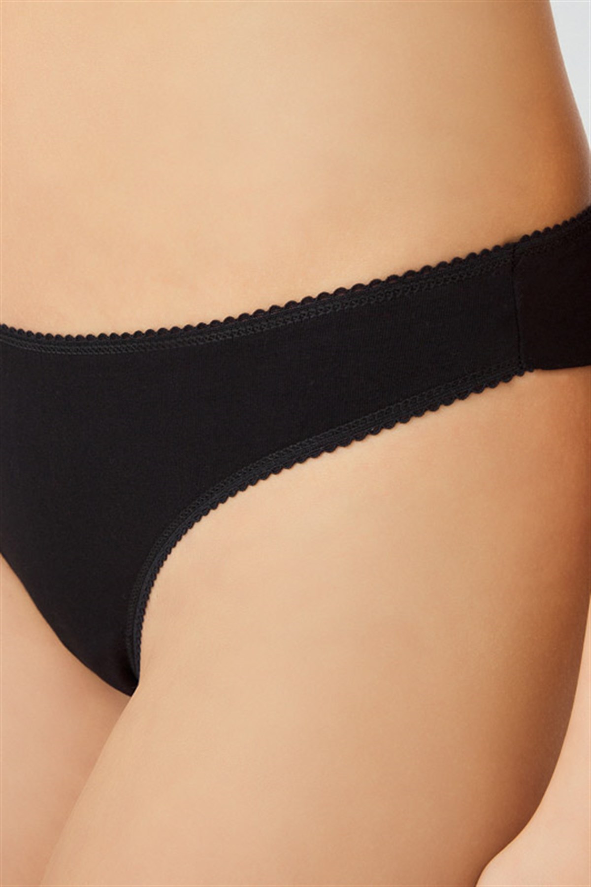 Pamuklu Basic Kadın Brezilya Külot 3lü Paket