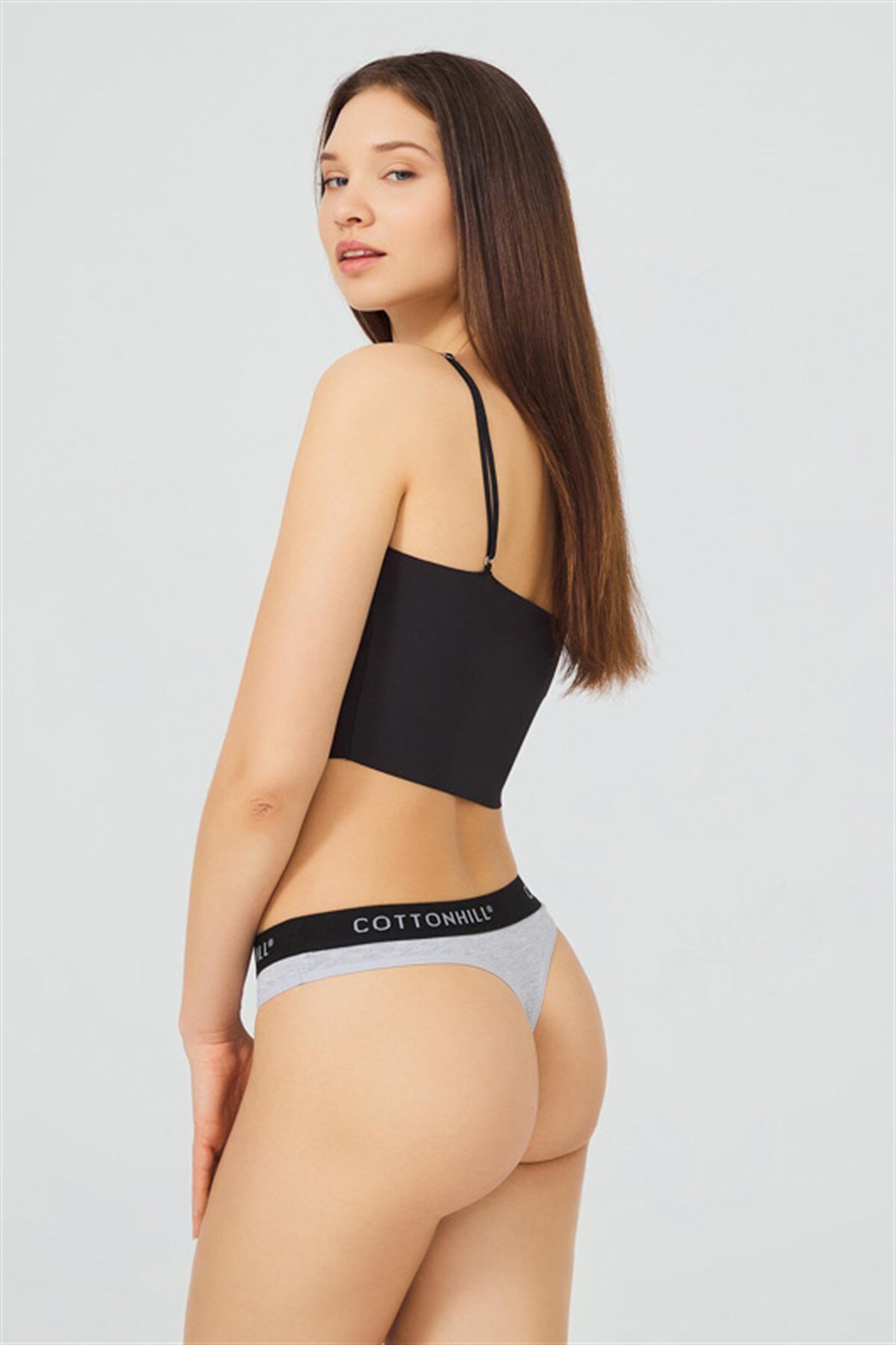 Pamuklu Basic Kadın Tanga Külot 3lü Paket - 4