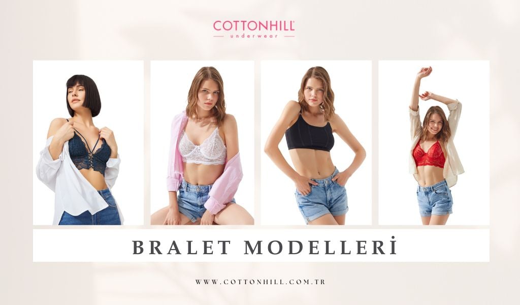 dantelli bralet takımı cottonhil