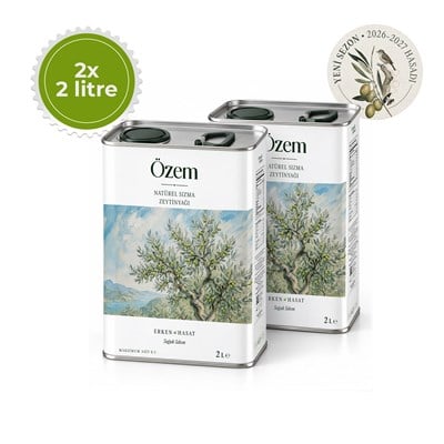 Özem Erken Hasat Natürel Sızma Zeytinyağı 2*2 litre