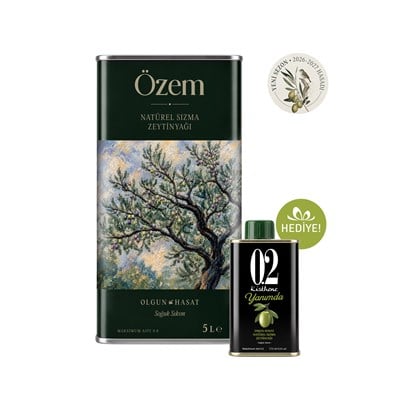 Özem Olgun Hasat Natürel Sızma Zeytinyağı 5 lt