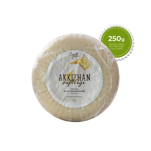 Akkızhan Çiftliği Sepet Tulum Peyniri (İnek&Koyun) 250 gr