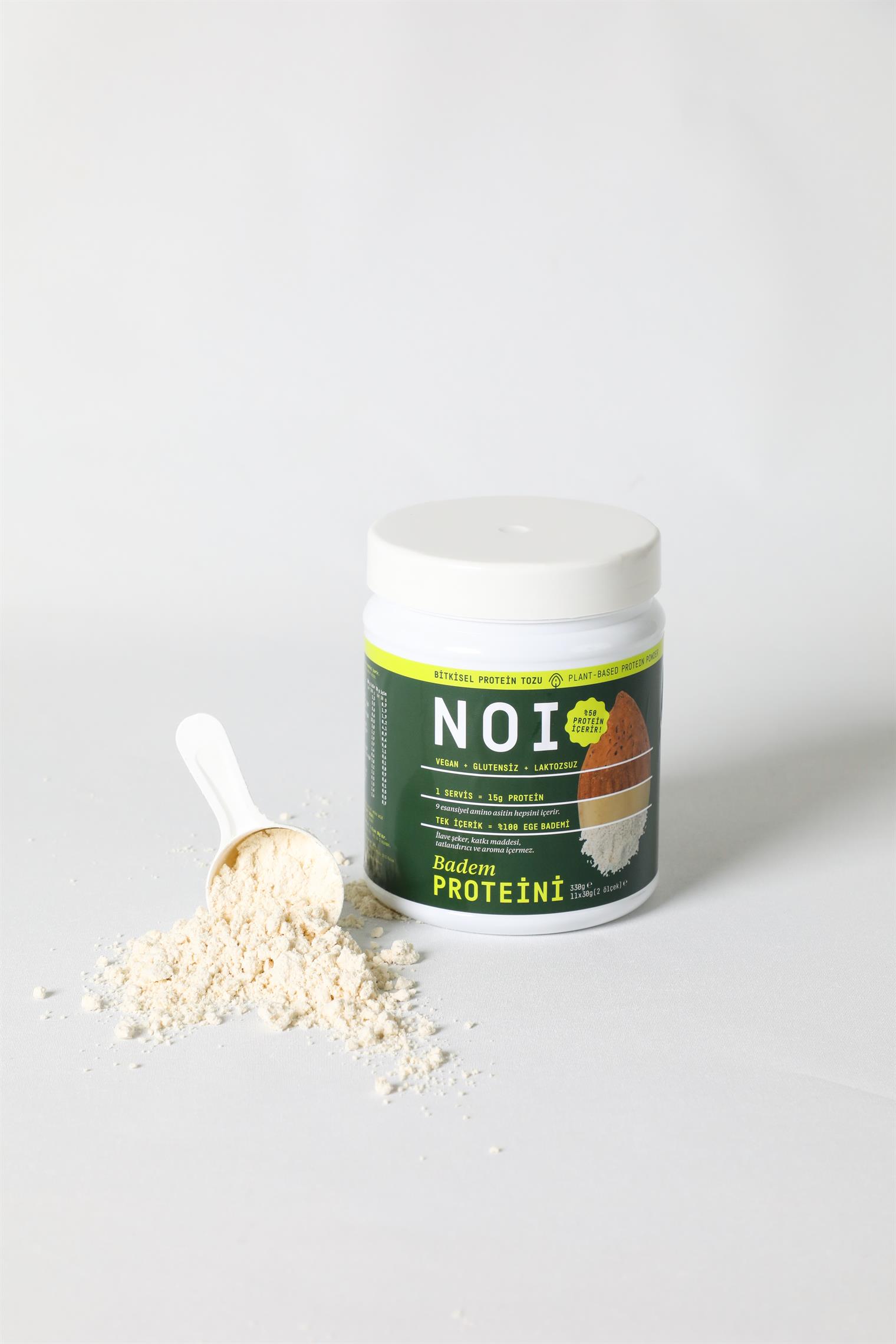 Badem Protein Tozu 330gr | Noi Bahçe