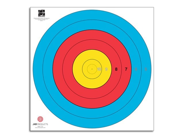 Jvd Hedef Kağıdı Fita Centre 6-Ring 80cm