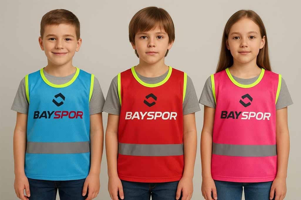 Bayspor 7-10 Yaş İlkokul Boyu Reflektörlü Antrenman Yeleği