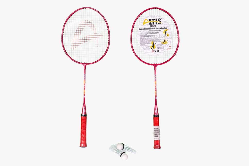 Altis SDB-10 Çiftli Tam Kılıf Badminton Raket Seti - İki Raket ve Kılıf İle Badminton Oyunu İçin Tam Donanım