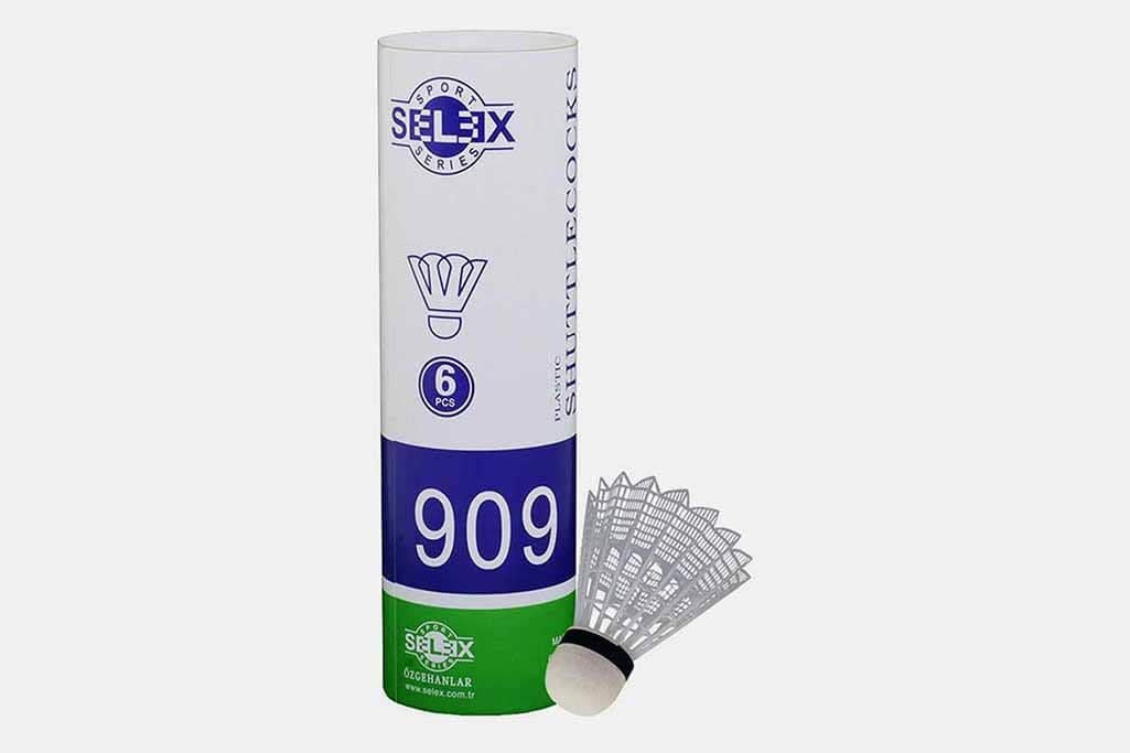 Selex 909 Plastik Badminton Topu 6 lı