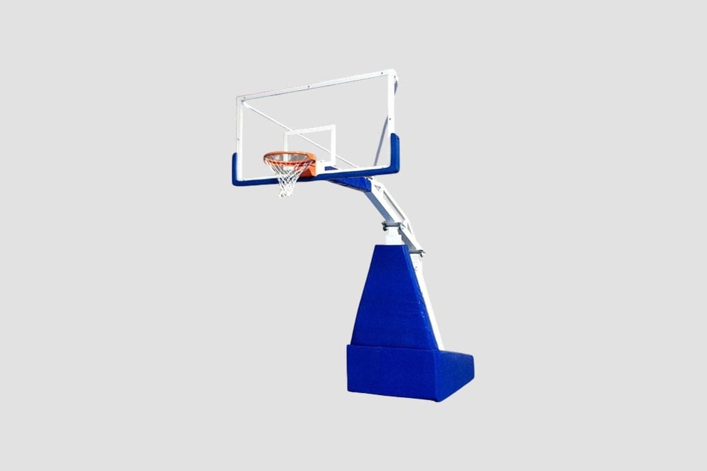 Bayspor BSE 164 Basketbol Potası Profesyonel NBA.Tip Portatif Katlanabilir 15 mm. Cam Panya Hidrolik Çemberli  325 cm. Projeksiyonlu