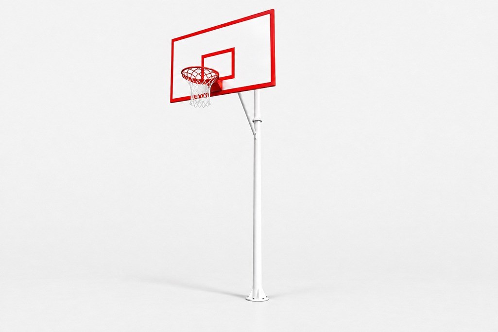 BT1201 Bayspor 105x180cm Fiber Panya Tek Direk Basketbol Potası