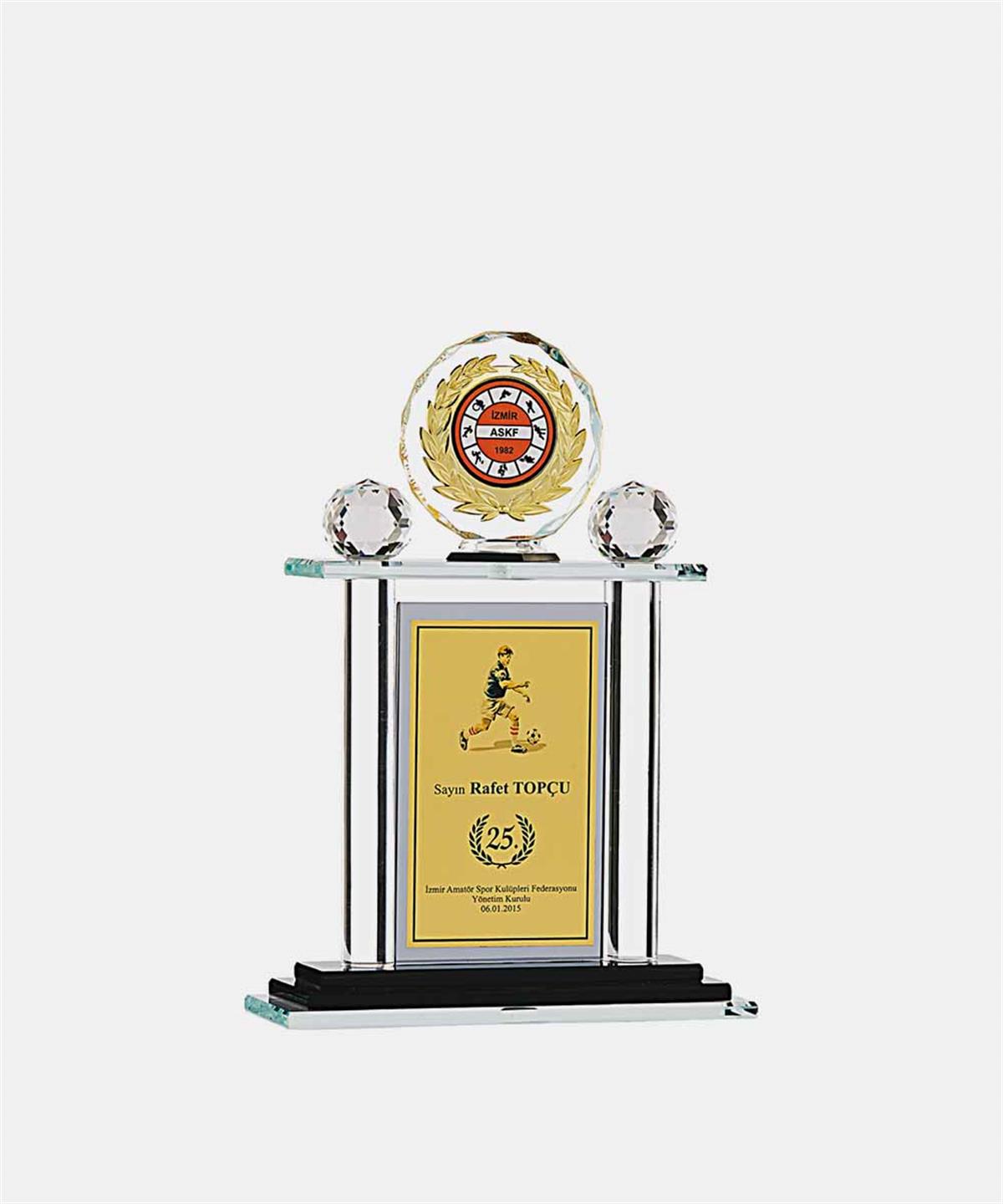 M228BaysporKristal PlaketlerBayspor M228 Kristal Plaket 31 cm