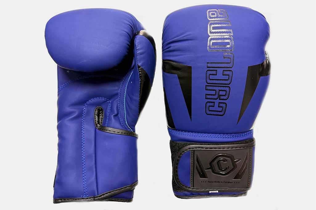 Cyclone Classic Gold Boks Eldiveni Mavi