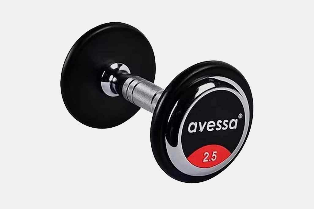 Sağlam Malzeme, Uzun Süreli Kullanım: Avessa Kauçuk Kaplı Olimpik Dambıl 2.5 KG